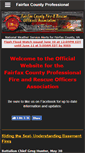 Mobile Screenshot of fairfaxfireofficers.org